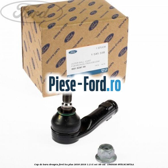 Cap de bara dreapta Ford Ka plus 2016-2018 1.2 Ti-VCT 85 cai  #EF50761D21
