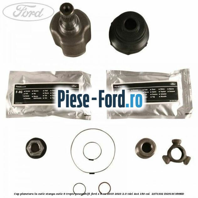 Cap planetara la cutie stanga, cutie 6 trepte Powershift Ford S-Max 2015-2023 2.0 TDCi 4x4 150 cai  #FDFBC7C201
