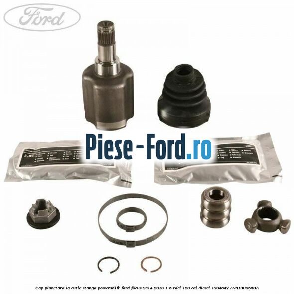 Cap planetara la cutie stanga, cutie manuala Ford Focus 2014-2018 1.5 TDCi 120 cai diesel