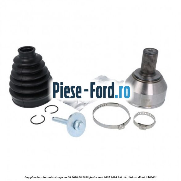 Cap planetara la roata stanga an 03/2010-06/2012 Ford S-Max 2007-2014 2.0 TDCi 140 cai diesel #6466513AFA