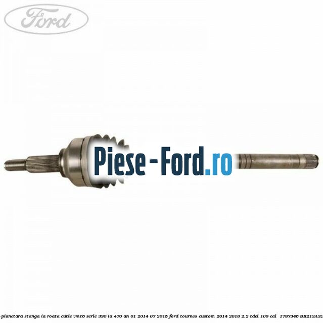 Cap planetara stanga la roata cutie VMT6 serie 330 la 470 an 01/2014-07/2015 Ford Tourneo Custom 2014-2018 2.2 TDCi 100 cai  #194554707F