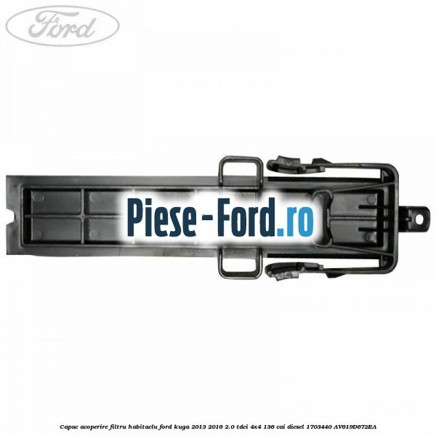 Capac acoperire filtru habitaclu Ford Kuga 2013-2016 2.0 TDCi 4x4 136 cai diesel #E072092DB2