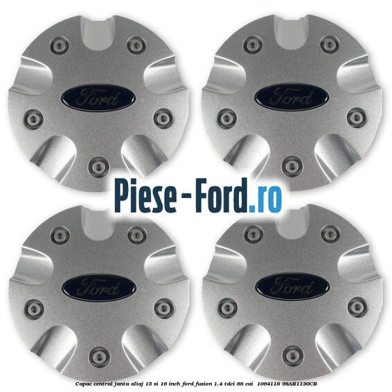 Capac central janta aliaj 15 si 16 inch Ford Fusion 1.4 TDCi 68 cai  #0AB80CF1D1