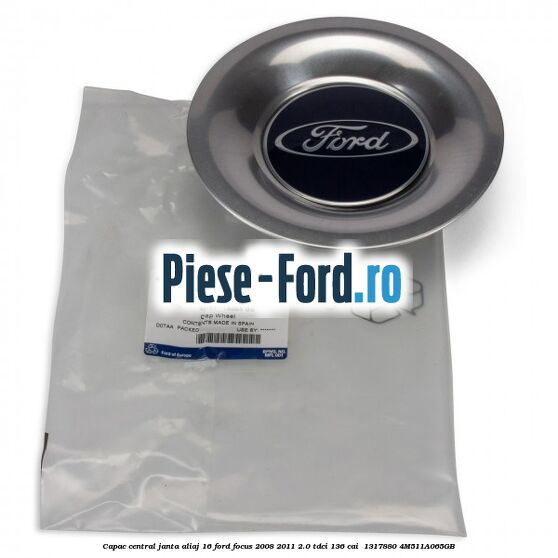 Capac central, janta aliaj 16 Ford Focus 2008-2011 2.0 TDCi 136 cai  #DB4997E398