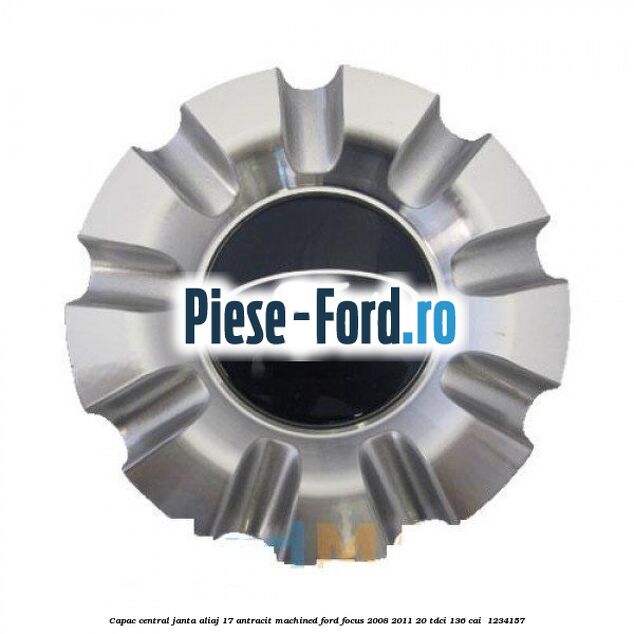 Capac central, janta aliaj 17 antracit machined Ford Focus 2008-2011 2.0 TDCi 136 cai #5F751039E7