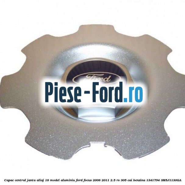Capac central, janta aliaj 18 model aluminiu Ford Focus 2008-2011 2.5 RS 305 cai benzina