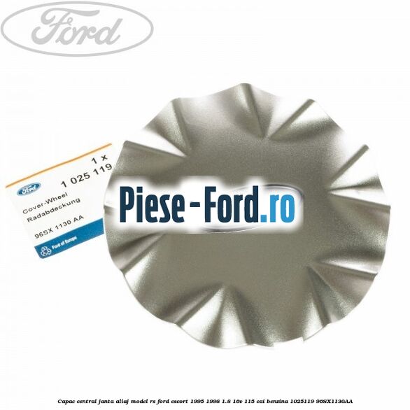 Capac central, janta aliaj model RS Ford Escort 1995-1998 1.8 16V 115 cai benzina #8843A0BB51