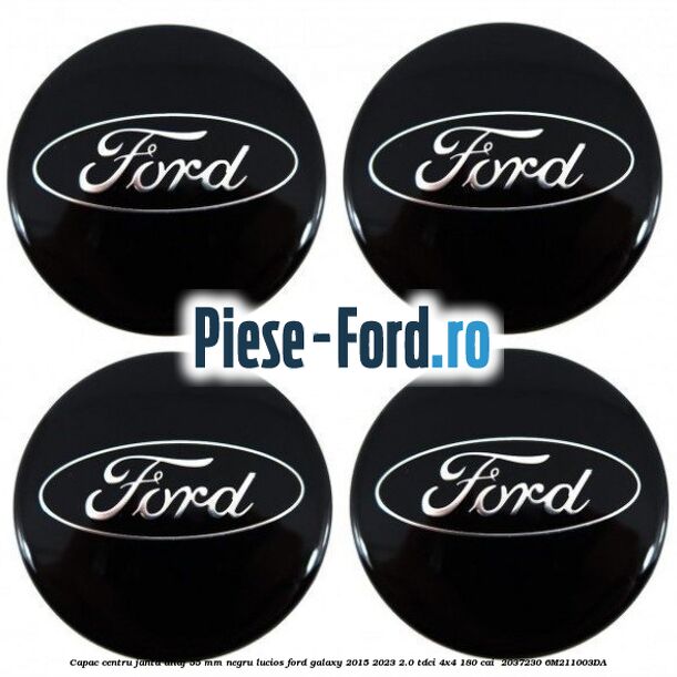 Capac centru janta aliaj 55 mm negru lucios Ford Galaxy 2015-2023 2.0 TDCi 4x4 180 cai  #2B4AAF9C5E