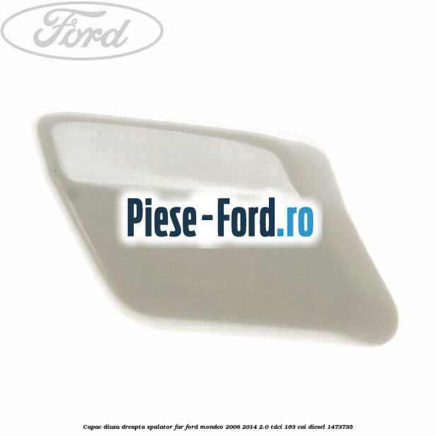 Capac diuza dreapta spalator far Ford Mondeo 2008-2014 2.0 TDCi 163 cai #C0240A3A7A