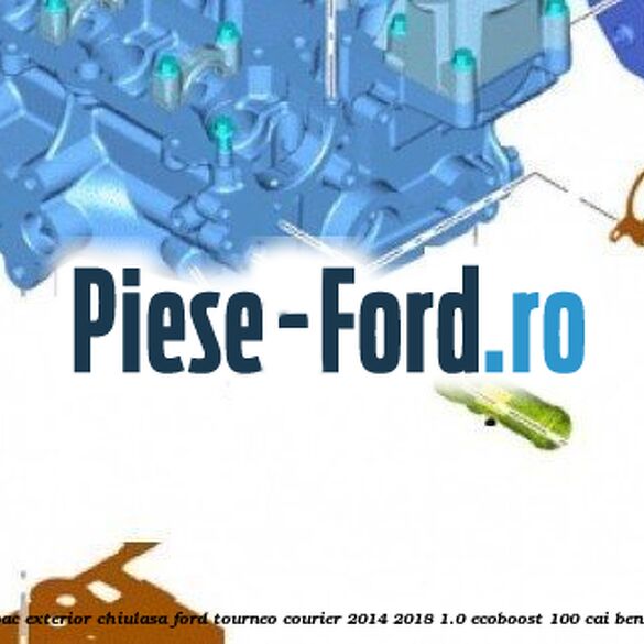 Capac exterior chiulasa Ford Tourneo Courier 2014-2018 1.0 EcoBoost 100 cai benzina