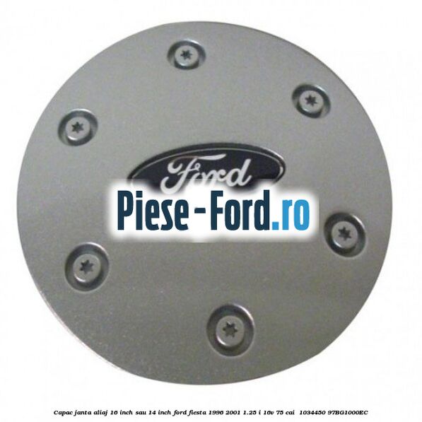 Capac janta aliaj 16 inch sau 14 inch Ford Fiesta 1996-2001 1.25 i 16V 75 cai  #71F715410A
