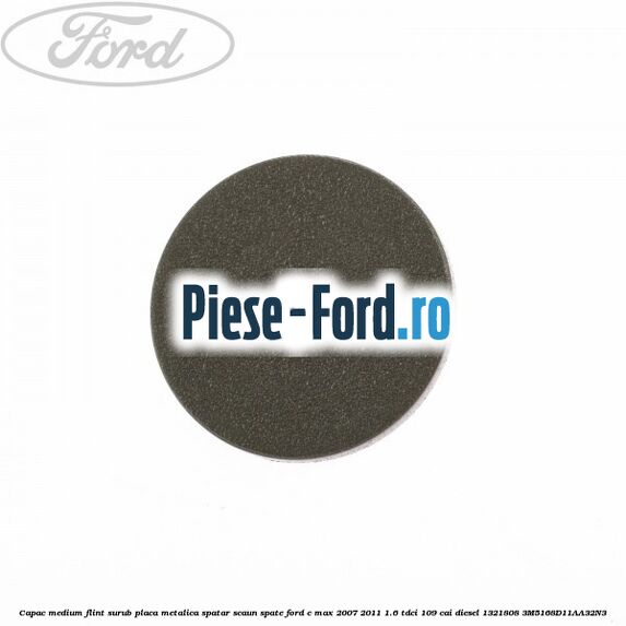 Bucsa prindere tija capota alba Ford C-Max 2007-2011 1.6 TDCi 109 cai diesel