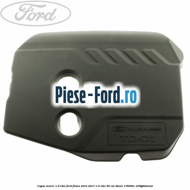 Bucsa suport capac motor Ford Fiesta 2013-2017 1.6 TDCi 95 cai diesel