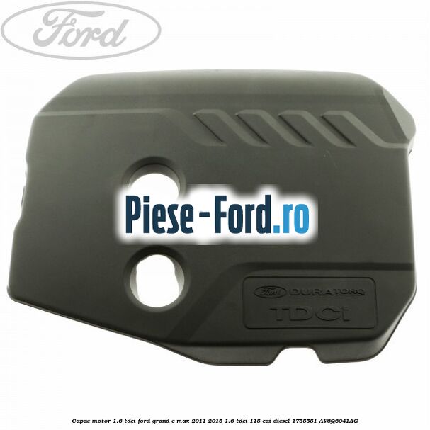 Bucsa suport capac motor Ford Grand C-Max 2011-2015 1.6 TDCi 115 cai diesel