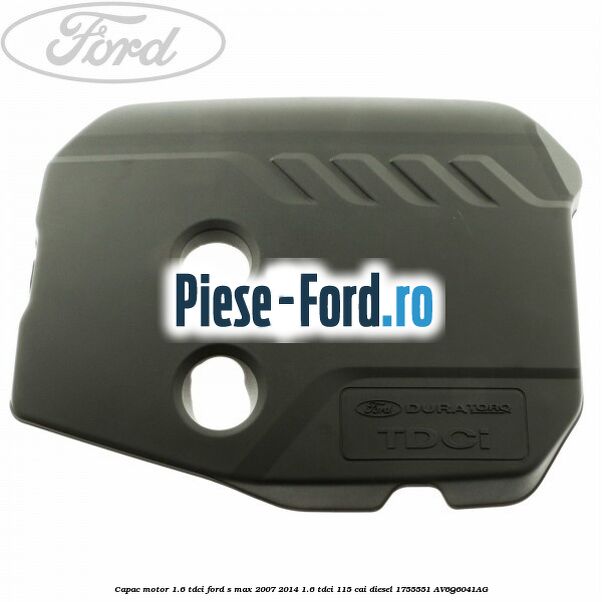 Capac motor 1.6 Tdci Ford S-Max 2007-2014 1.6 TDCi 115 cai diesel