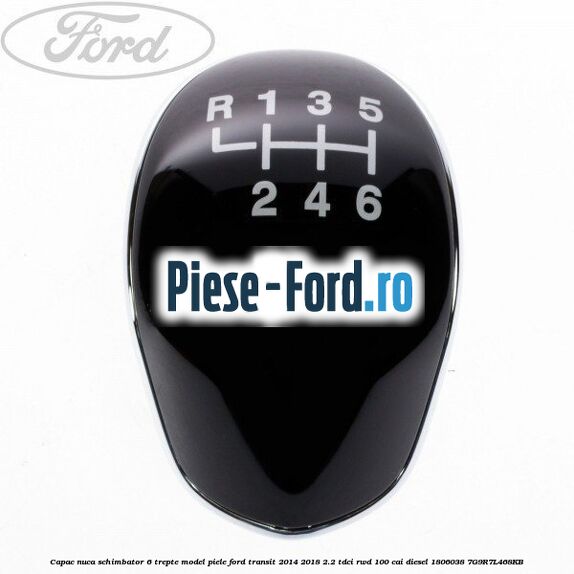 Adeviz rotund pedalier sport Ford Transit 2014-2018 2.2 TDCi RWD 100 cai diesel