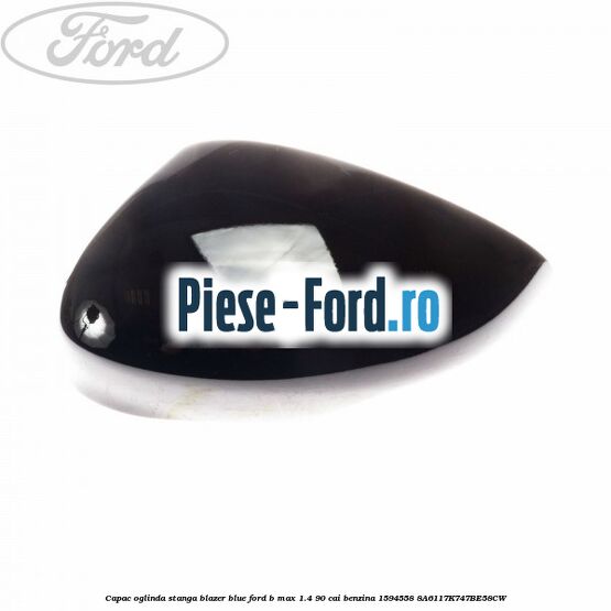 Capac oglinda frozen white stanga Ford B-Max 1.4 90 cai benzina