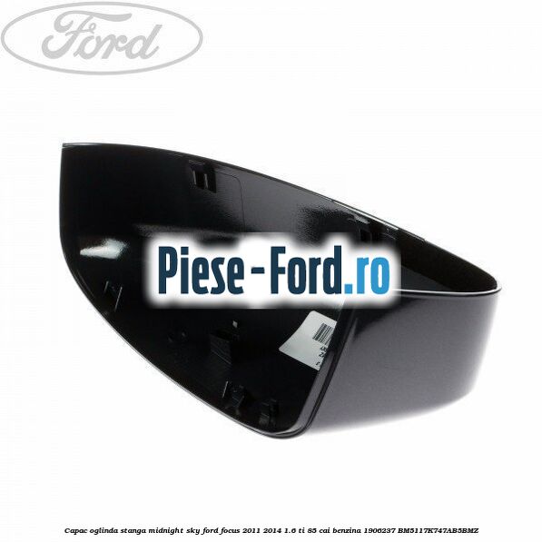 Capac oglinda stanga frozen white Ford Focus 2011-2014 1.6 Ti 85 cai benzina