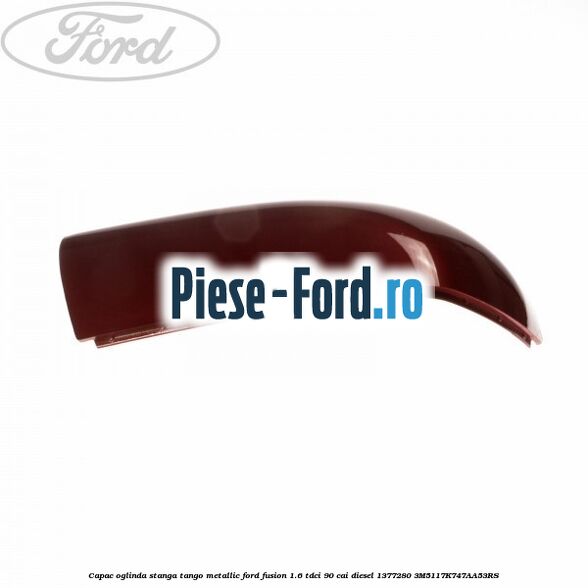 Capac oglinda stanga spanish olive metallic Ford Fusion 1.6 TDCi 90 cai diesel