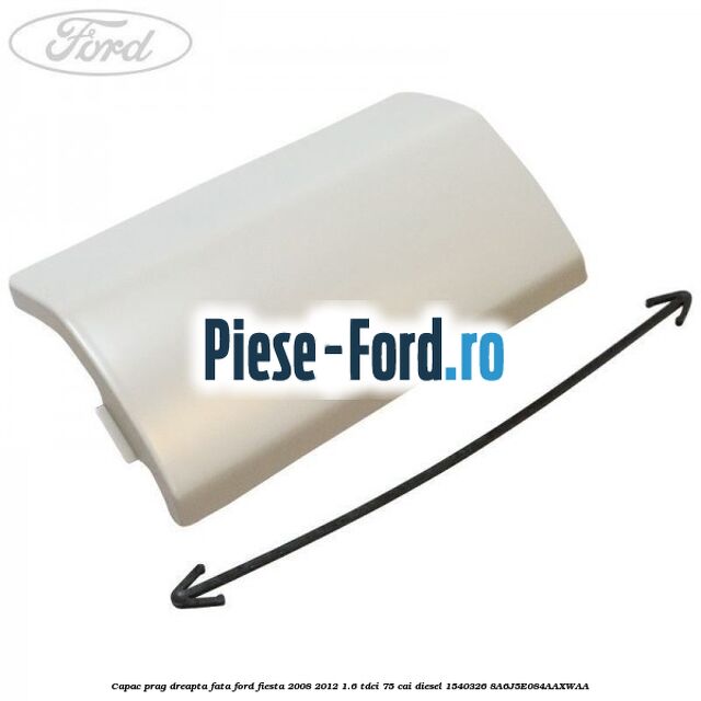 Capac acoperire carlig remorcare, grila sport Ford Fiesta 2008-2012 1.6 TDCi 75 cai diesel