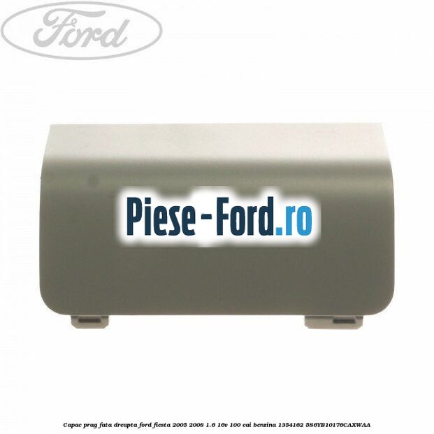Capac prag fata dreapta Ford Fiesta 2005-2008 1.6 16V 100 cai benzina