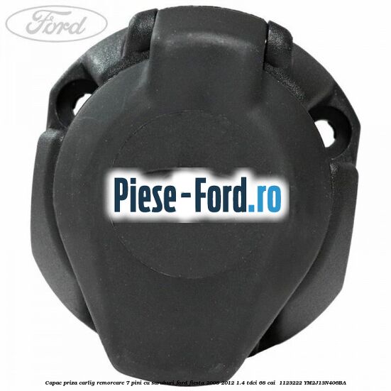 Capac priza carlig remorcare 7 pini cu suruburi Ford Fiesta 2008-2012 1.4 TDCi 68 cai  #914CF921C1