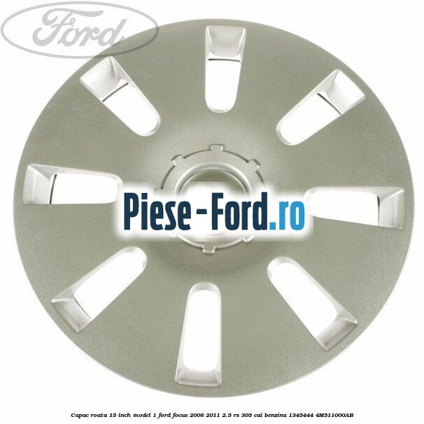 1 Set capace roti 16 inch model 6 Ford Focus 2008-2011 2.5 RS 305 cai benzina