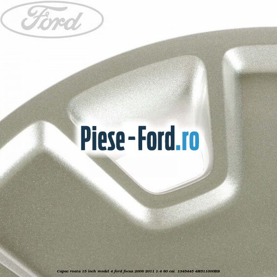 Capac roata 15 inch model 4 Ford Focus 2008-2011 1.4 80 cai #64675A62F4 Capac roata 15 inch model 4 Ford Focus 2008-2011 1.4 80 cai #64675A62F4