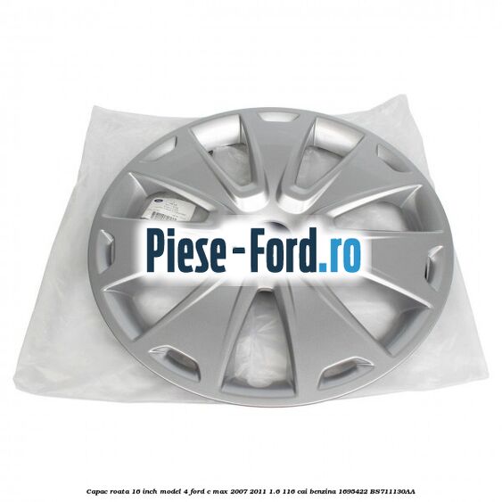 Capac roata 16 inch model 4 Ford C-Max 2007-2011 1.6 116 cai benzina #22A578CF7F