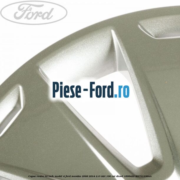 Capac roata 16 inch model 4 Ford Mondeo 2008-2014 2.0 TDCi 130 cai diesel #E793CA6287