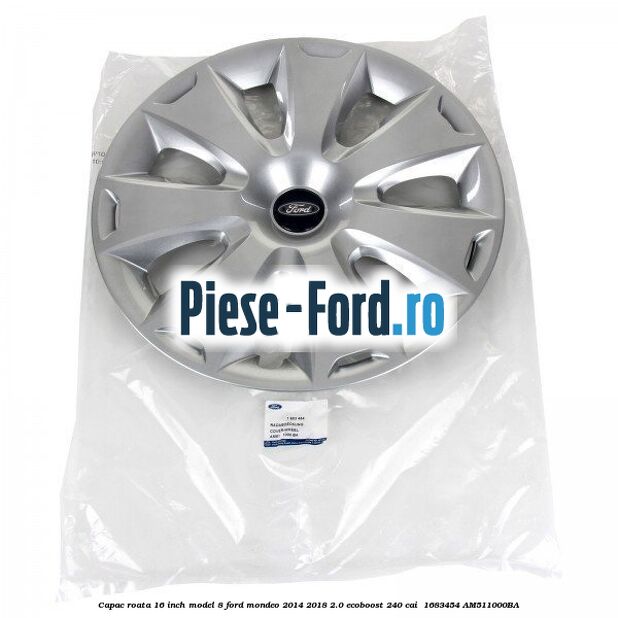 Capac roata 16 inch model 8 Ford Mondeo 2014-2018 2.0 EcoBoost 240 cai #8592EBEA7F Capac roata 16 inch model 8 Ford Mondeo 2014-2018 2.0 EcoBoost 240 cai #8592EBEA7F