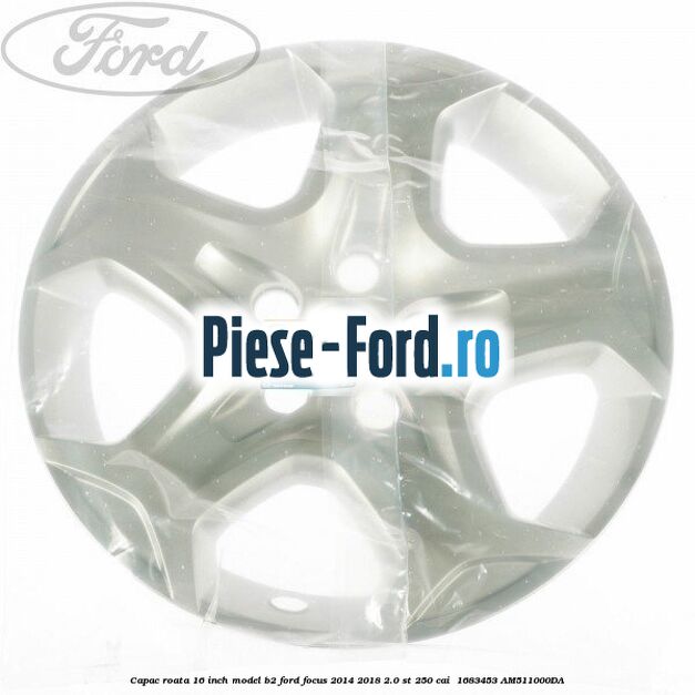 Capac roata 16 inch model B2 Ford Focus 2014-2018 2.0 ST 250 cai #7D648F9F00 Capac roata 16 inch model B2 Ford Focus 2014-2018 2.0 ST 250 cai #7D648F9F00