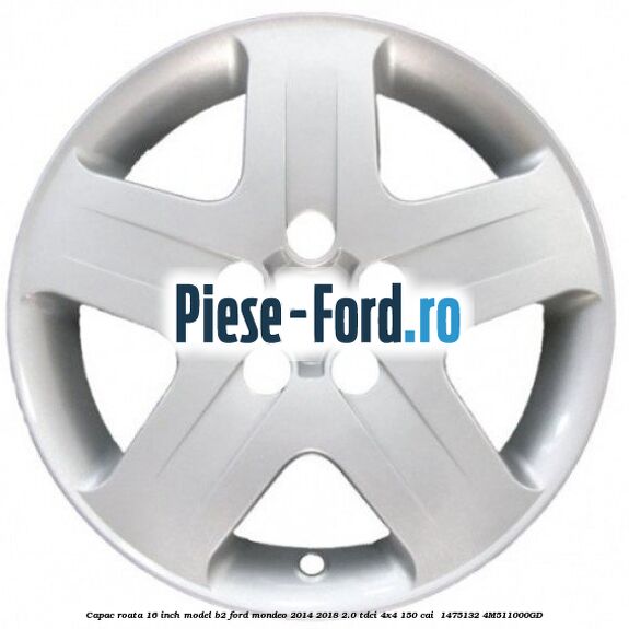 Capac roata 16 inch model B2 Ford Mondeo 2014-2018 2.0 TDCi 4x4 150 cai #6BBFBA4FB3 Capac roata 16 inch model B2 Ford Mondeo 2014-2018 2.0 TDCi 4x4 150 cai #6BBFBA4FB3