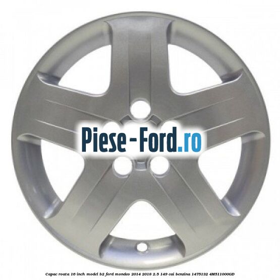 Capac roata 16 inch model B2 Ford Mondeo 2014-2018 2.5 149 cai #DA9AF23C73 Capac roata 16 inch model B2 Ford Mondeo 2014-2018 2.5 149 cai benzina #DA9AF23C73