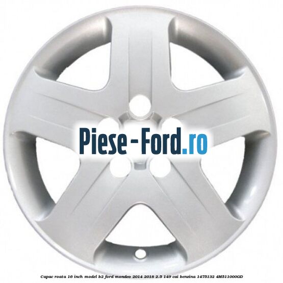 Capac roata 16 inch model B2 Ford Mondeo 2014-2018 2.5 149 cai #DA9AF23C73 Capac roata 16 inch model B2 Ford Mondeo 2014-2018 2.5 149 cai benzina #DA9AF23C73