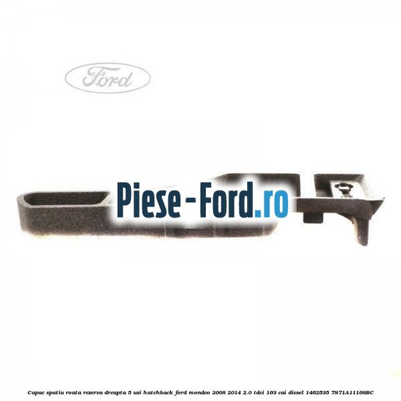 Capac spatiu roata rezerva, dreapta 5 usi hatchback Ford Mondeo 2008-2014 2.0 TDCi 163 cai diesel #AD47B0E516
