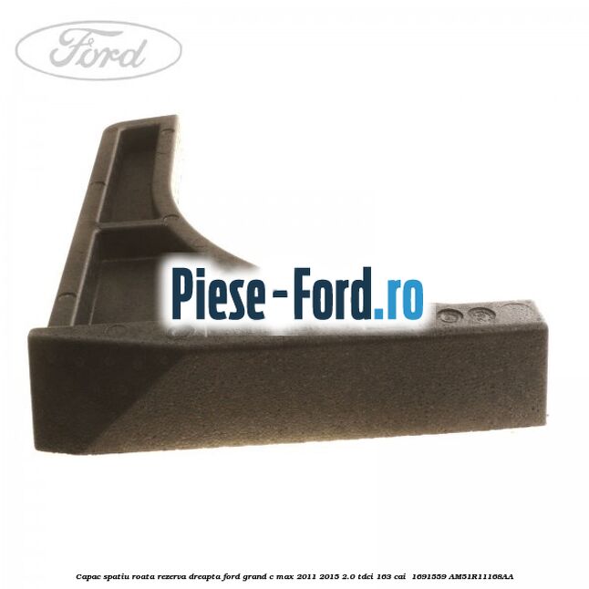 Capac spatiu roata rezerva, dreapta Ford Grand C-Max 2011-2015 2.0 TDCi 163 cai  #E0543CCFEC