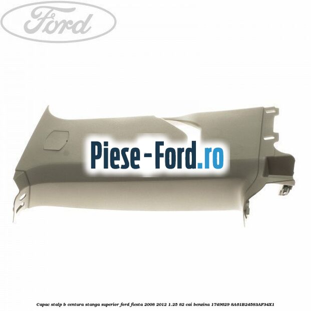 Capac stalp B centura stanga superior Ford Fiesta 2008-2012 1.25 82 cai benzina