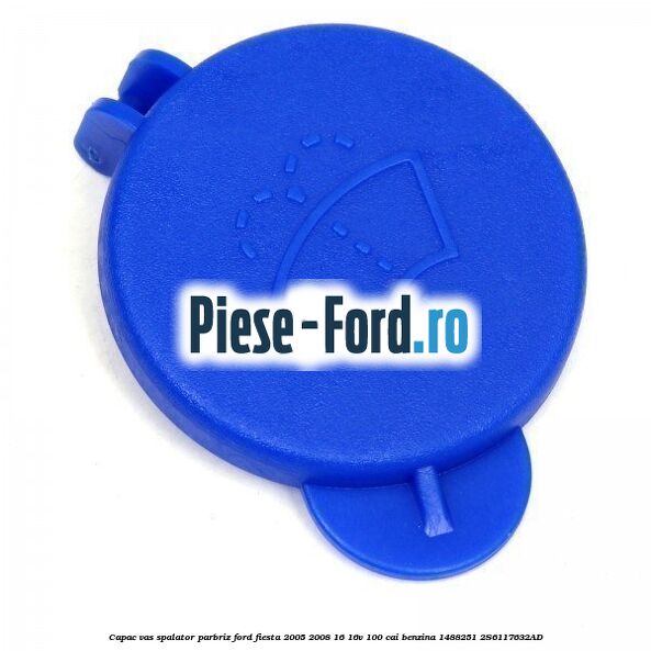 Capac vas spalator parbriz Ford Fiesta 2005-2008 1.6 16V 100 cai #3EFF819019