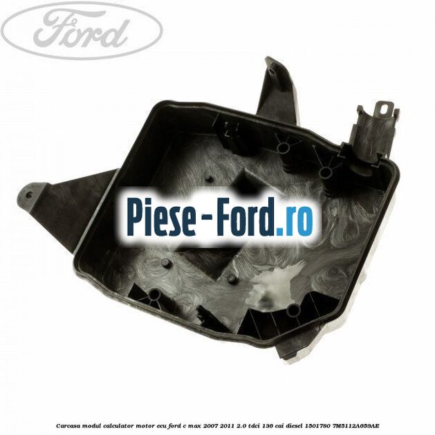 Carcasa modul calculator motor ECU Ford C-Max 2007-2011 2.0 TDCi 136 cai diesel #F801C0E94F