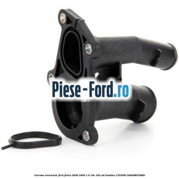 Carcasa termostat Ford Fiesta 2005-2008 1.6 16V 100 cai benzina #DC7079462F