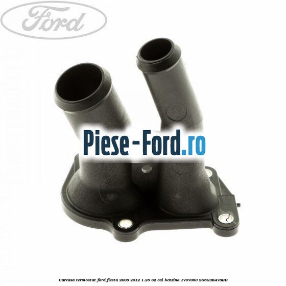 Adaptor flansa apa pe bloc motor Ford Fiesta 2008-2012 1.25 82 cai benzina