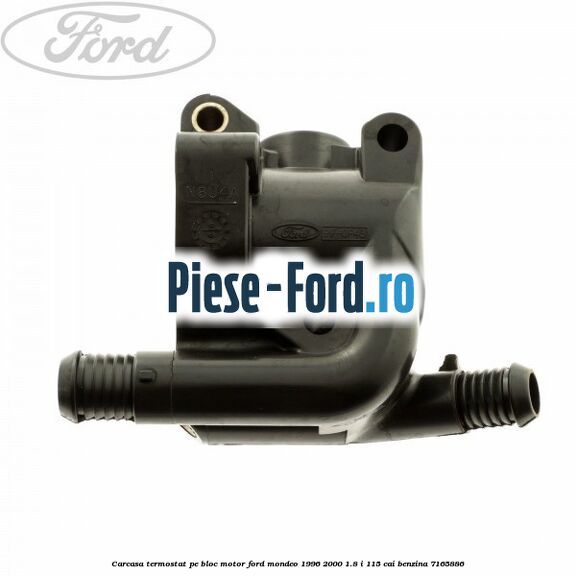 Carcasa termostat pe bloc motor Ford Mondeo 1996-2000 1.8 i 115 cai benzina
