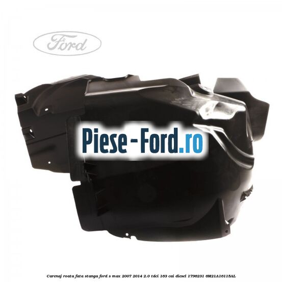 Carenaj roata fata dreapta Ford S-Max 2007-2014 2.0 TDCi 163 cai diesel