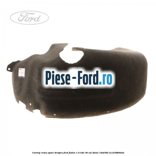 Carenaj roata spate dreapta Ford Fusion 1.6 TDCi 90 cai diesel