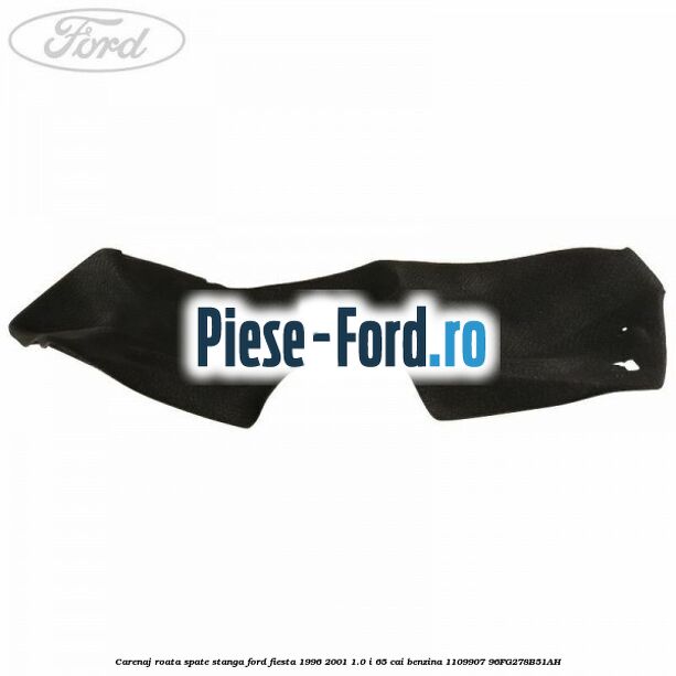 Carenaj roata spate stanga Ford Fiesta 1996-2001 1.0 i 65 cai benzina