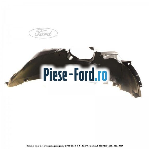 Carenaj roata stanga fata Ford Focus 2008-2011 1.6 TDCi 90 cai diesel #6CAB37FEAD
