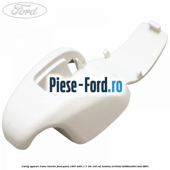Carlig agatare haine interior Ford Puma 1997-2003 1.7 16V 125 cai benzina #61D99BCC75