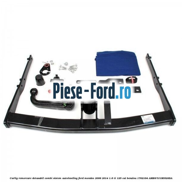 Carlig remorcare detasabil combi sistem autoleveling Ford Mondeo 2008-2014 1.6 Ti 125 cai benzina