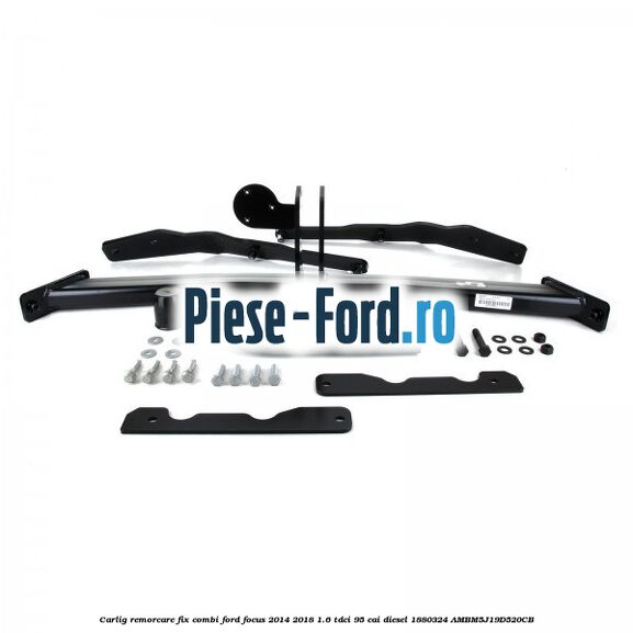 Carlig remorcare fix combi Ford Focus 2014-2018 1.6 TDCi 95 cai diesel